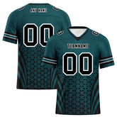 Custom Green White Pennsylvania Personalized Authentic Football Jersey FBJ02-D023033-23
